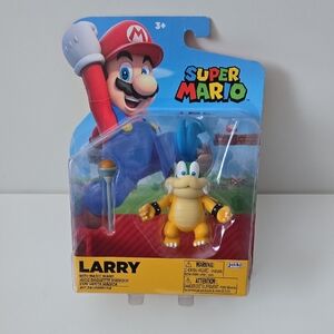 Nintendo Super Mario Larry Figure With Magic Wand- Blue and Yellow NEW